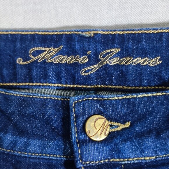 Mavy Jeans shorts women's size 31 ink blue colour Karly mid rise ripped denim - Picture 6 of 14